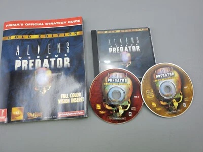 Aliens Versus Predator Gold Edition PC CD-ROM 1999 w/ Manual & Prima Guide - Image 1 of 4