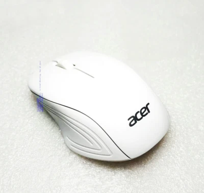 New original Acer wireless optical mouse MORFHPUO 1.5A~40mA milk white - Image 1 of 4