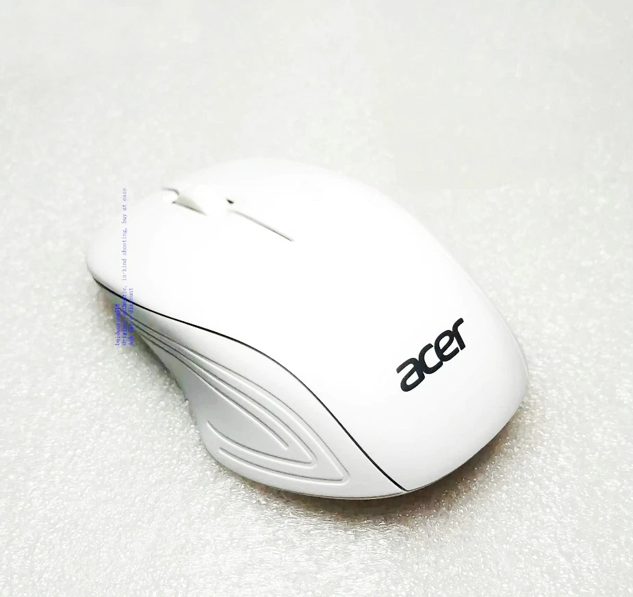 New original Acer wireless optical mouse MORFHPUO 1.5A~40mA milk white - Image 1 of 4