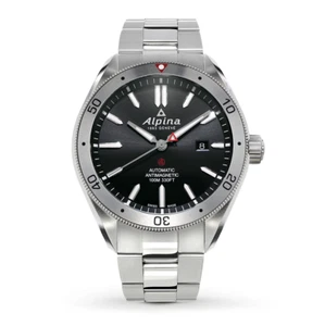 Alpina Men's Automatic Calendar Silver Stainless Steel Watch 44MM AL-525BS5AQ6B - Picture 1 of 4