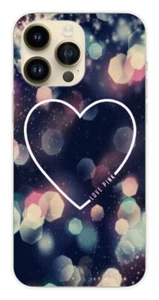 Coque en silicone imprimée compatible Apple iPhone 14 Pro Max Coeur Love - Picture 1 of 3