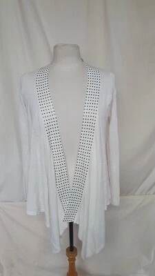 Ladies  Cardigan, Marks&Spencer, Size 10, White, 23" length, 30" Bust 1628 - Image 1 of 4