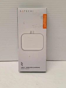 Satechi USB C Wireless Charging Dock - Compatible w/ Apple Airpods & Airpod Pros - Picture 1 of 5