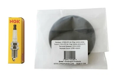Filtro de aire para Suzuki Quadsport Z50 LTZ50 ATV CON BUJÍA Envío rápido Foto 1 de 4