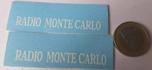 decalque decals decalcomanie 1/43 radio monte carlo en blanc tour de france - Picture 1 of 1