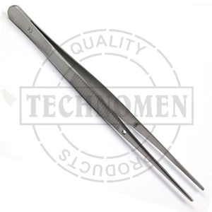 12.5 cm SEMKEN SERRATED NON TOOTHED DRESSING SURGERY DENTAL FORCEPS TWEEZERS  - Picture 1 of 5