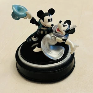 Enesco Disney Statue Steppin' Out Mickey Dipping Minnie Figurine Thicker Bottom - Picture 1 of 5