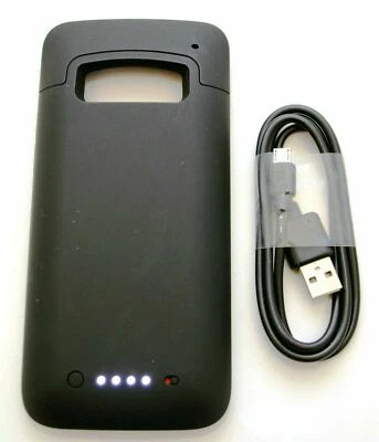 NEW GENUINE Mophie Juice Pack HTC ONE M7 Rechargeable Battery Case BLACK cover - Image 1 of 4