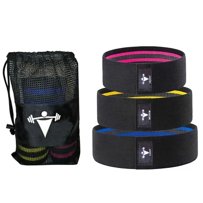 Juego de 3 bandas de resistencia de alta resistencia para gimnasio ejercicio pull up fitness entrenamiento Foto 1 de 4