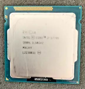 3rd Gen Intel Core i7-3770K CPU 3.50GHz (Turbo 3.90GHz) 4 Core 8M LGA-1155 SR0PL - Picture 1 of 2