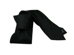 Corbata Final y Elegante Negro Hecho en Seda - Imagen 1 de 2