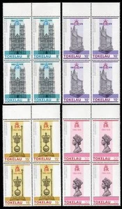 Tokelau MNH 1978 SG61-64 el 25 aniversario de los bloques de coronación - Imagen 1 de 1