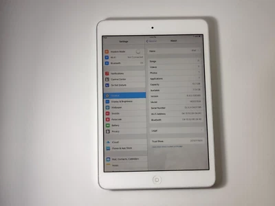 Apple iPad mini 1st Gen. 16GB, Wi-Fi 7.9in - White & Silver T28 Read description - Image 1 of 4
