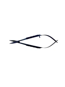 OS063 Titanium Surgical Micro Scissors, Curved, 4-3/4" - Picture 1 of 2