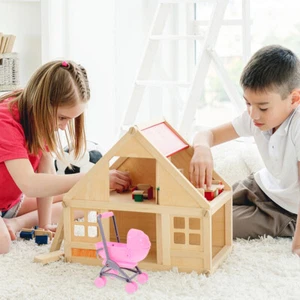 Baby Doll with Stroller Children's Play House Toy for Kids Dolls - Picture 1 of 12