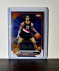 Rayan Rupert 2023-24 Topps Chrome NBA #155 Rookie Card Portland Trail Blazers - Picture 1 of 2