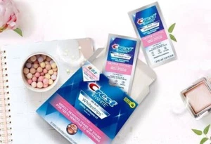 Crest 3D Whitestrips GENTLE ROUTINE Teeth Whitening Strip 7 Pouches/ 14 strips - Picture 1 of 8