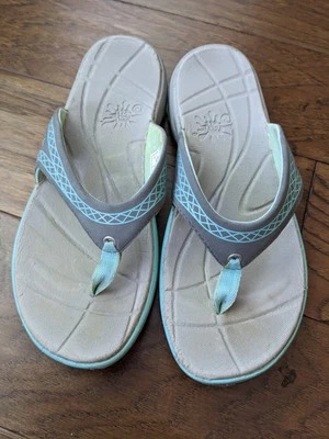 Merrell Aqua Sky Sandals Thongs Flip Flops - Image 1 of 4