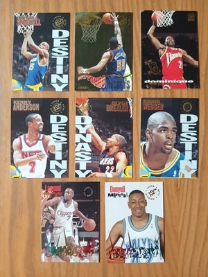 Lote de 8 - Tarjetas Insertadas Topps Stadium Club Años 90 - DOMINIQUE WILKINS MUTUMBO ++ Foto 1 de 4