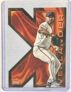 2025 Topps Series 2 Justin Verlander Backwards K-Zone (KZSP-9) - Short Print - Picture 1 of 3