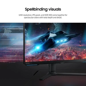 Samsung Odyssey G70B 28" 4K UHD IPS Gaming Monitor, 144Hz, 1ms, DisplayHDR 400, - Picture 1 of 1