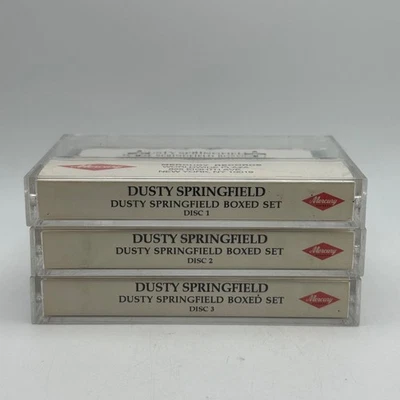 Dusty Springfield Boxed Set 3 Cassette Tapes LOT 1997 Mercury Advance Promo - Image 1 of 4