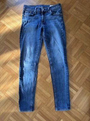 RAG & BONE Jeans Slim Fit Skinny Damen W27 Blau Casual Streetwear Denim - Bild 1 von 4