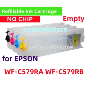 NOCHIP Refillable Ink Cartridge Pro WF-C529R WF-C579R Printer T01C T01D NOCHIP * - Picture 1 of 1