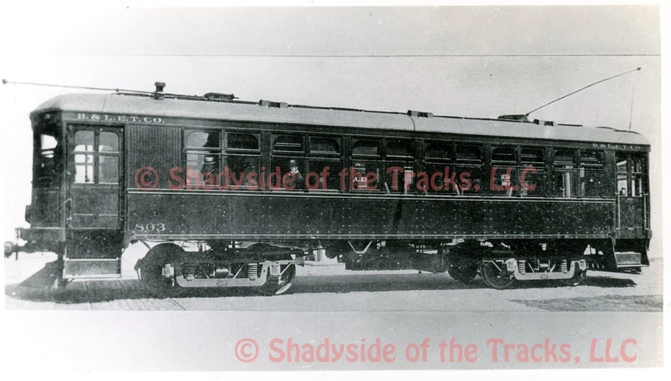 Buffalo & Lake Erie B&LE Interurban #803 Original 2x4 Cuarto Oscuro Impresión de Medio Tono Foto 1 de 1