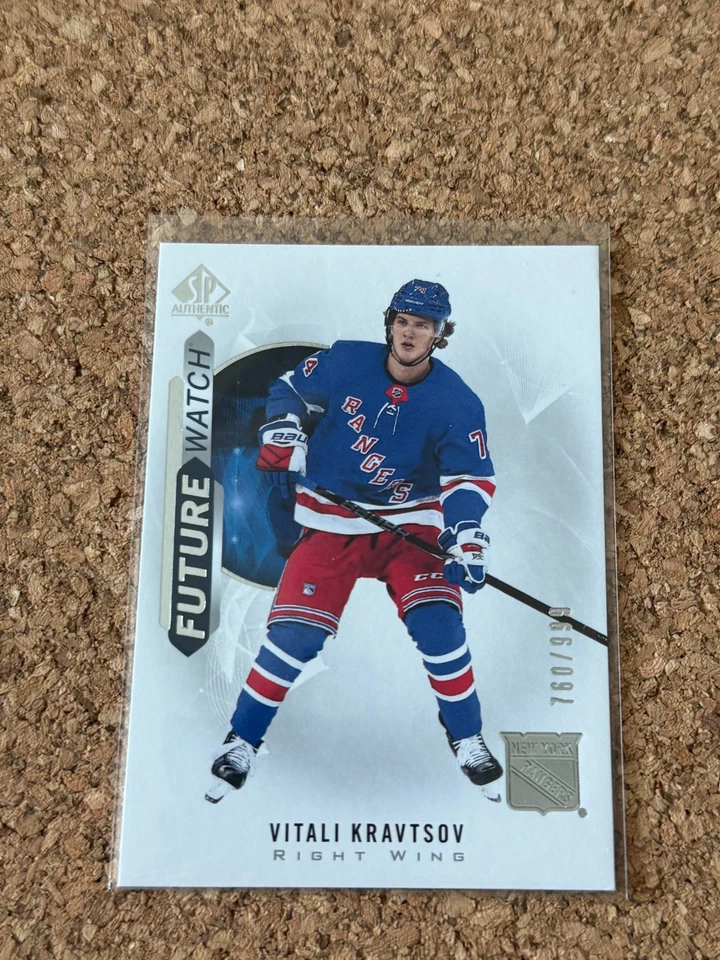 2020-21 SP Authentic Future Watch /999 Vitali Kravtsov #176 Rookie RC - Image 1 of 1