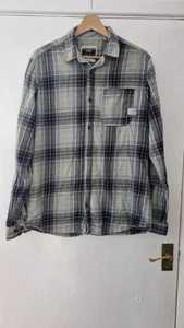 Mens jack & jones core comfort checked long-sleeved shirt size m - Picture 1 of 6