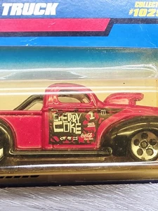 Hot Wheels Collector #1029 '40s FORD TRUCK Cherry Coke Black/metallic red 1998 - Picture 1 of 15