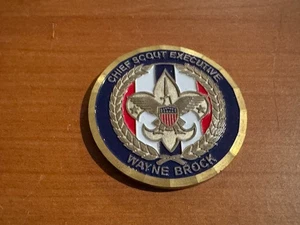 BSA, Chief Scout Executive Wayne Brock Challenge Coin - Picture 1 of 2
