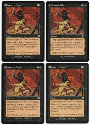 Torment   MTG  Playset  Chainer's Edict  Magic - Image 1 of 2