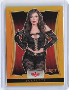 2024 Select WWE SCARLETT Throwback Gold Prizm 6/10 RAW Ultra-Rare - Picture 1 of 2