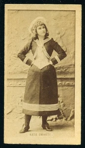 1890 N245 Kinney Sweet Caporal Actors & Actresses Katie Emmett *TF1177 - Picture 1 of 2
