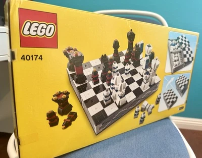 NUEVO - Juego de ajedrez icónico Lego 40174 2 en 1 -1450 piezas - SELLADO/RETIRADO - RARO Foto 1 de 2