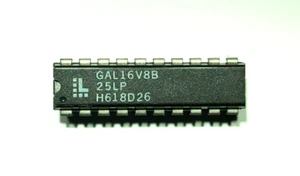 GAL16V8B 25LP E2CMOS Generic Array Logic DIP-20 Genuine Lattice part x 1 pcs - Picture 1 of 2