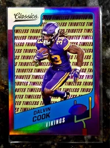 2021 Classics Premium Edition Purple Timeless Tributes 21/35 Dalvin Cook SP - Imagen 1 de 2