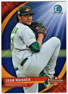 Sean Manaea - 2016 Bowman Chrome Arizona Fall League Refraktor RC - Bild 1 von 2
