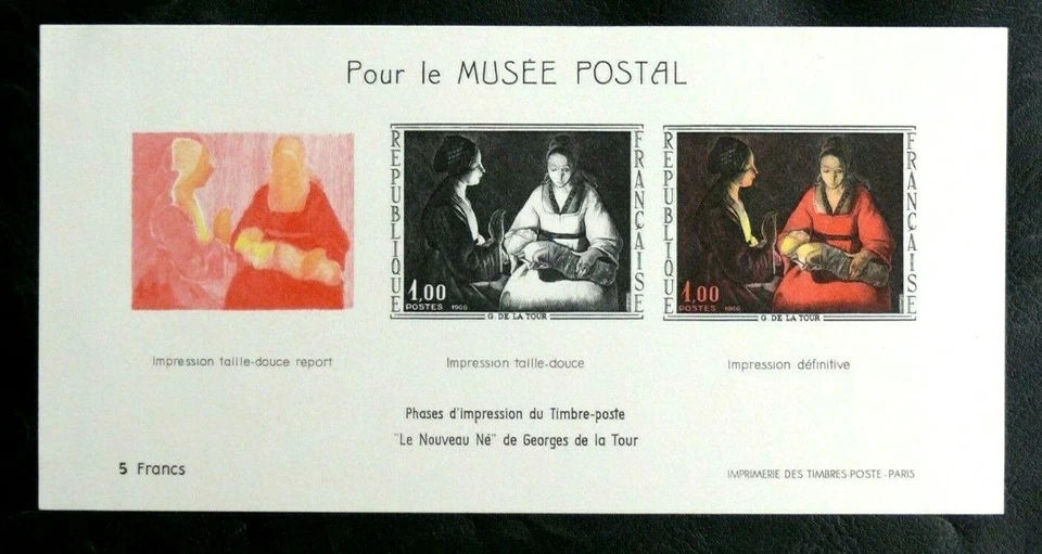 TIMBRES DE FRANCE : 1966 YVERT BLOC FEUILLET POUR LE MUSEE POSTAL(*) NEUF - TBE - Photo 1/1