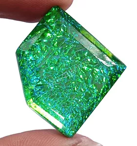 Piedra preciosa suelta certificada doblete ópalo ammolita color BI 52,00 CT corte elegante 5 ml - Imagen 1 de 8
