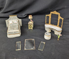 Vintage Ideal Petite Princess Bedroom Dollhouse Furniture 6 Pieces