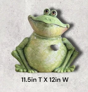 Lg Philbert Frog Unpainted Ceramic Bisque Ready To Paint - Picture 1 of 1