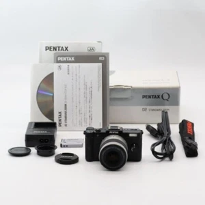 PENTAX Pentax Q 02 Zoom Lens Kit Black Used from Japan - Picture 1 of 10
