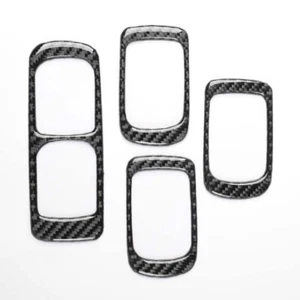 Carbon Fiber Window Lift Button Switch Cover Trim for Porsche Cayenne 2003-2010 - Picture 1 of 3