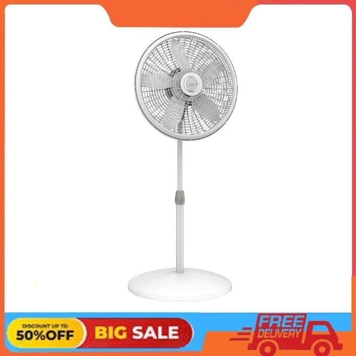 Ventilador de pedestal oscilante de pie Lasko 1820 18 pulgadas elegancia y rendimiento Foto 1 de 4
