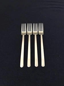 4 Pcs, IKEA DATA Small Salad Forks, Satin Stainless Steel Flatware China - Picture 1 of 4