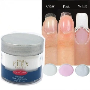 IBD Flex Crystal Clear Acryl Pulver 28gr für Nägel Extension Art Nail  - Bild 1 von 3