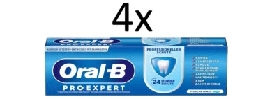 4X ORAL B ZAHNPASTA PRO-EXPERT PROFESSIONELLER SCHUTZ 4X 75 ML *OVP* - Bild 1 von 3